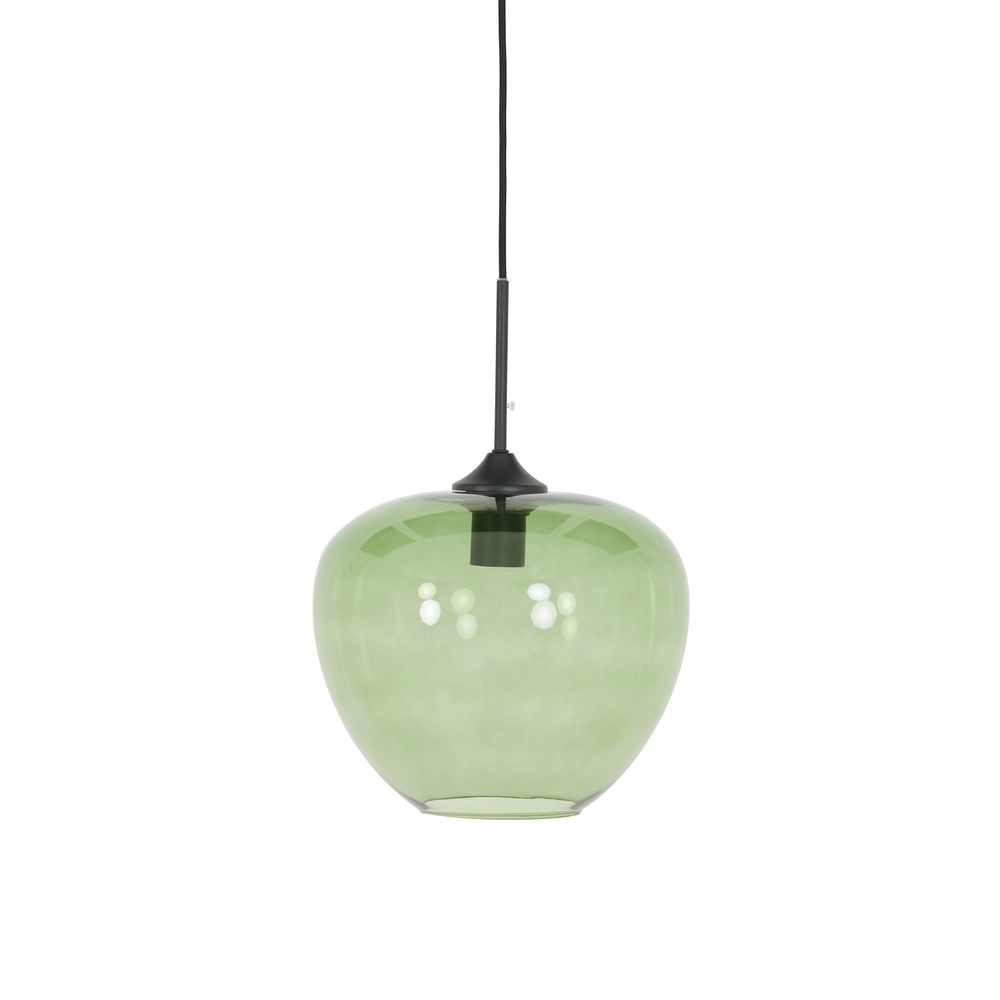 Glazen hanglamp Mayson Ø 30cm - groen glas
