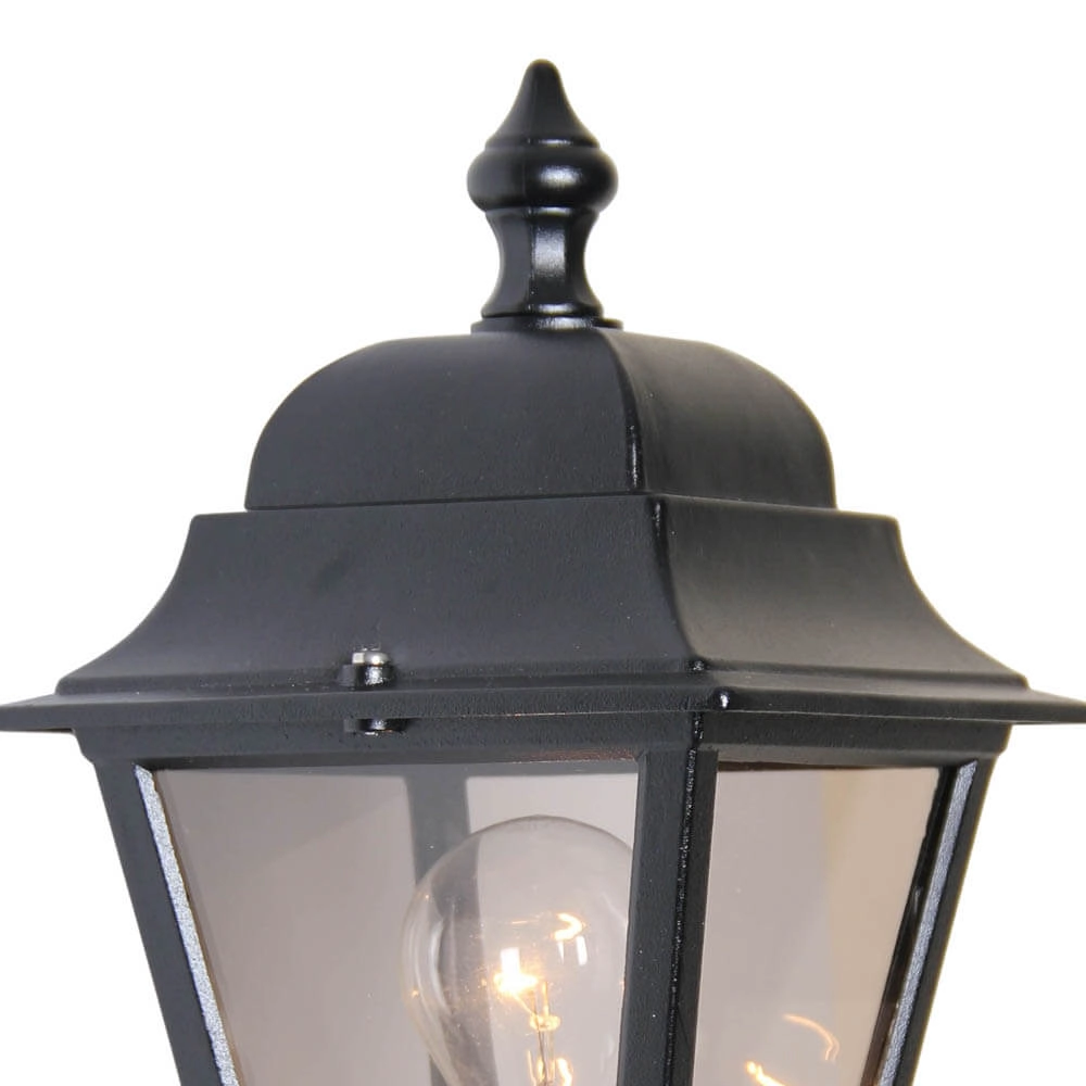 Klassieke buitenlamp Quadrana Up zwart Franssen 8033239084338