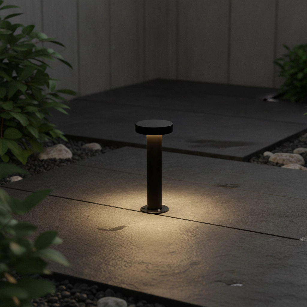 Desing tuinlamp Gong zwart 30cm - 2700K