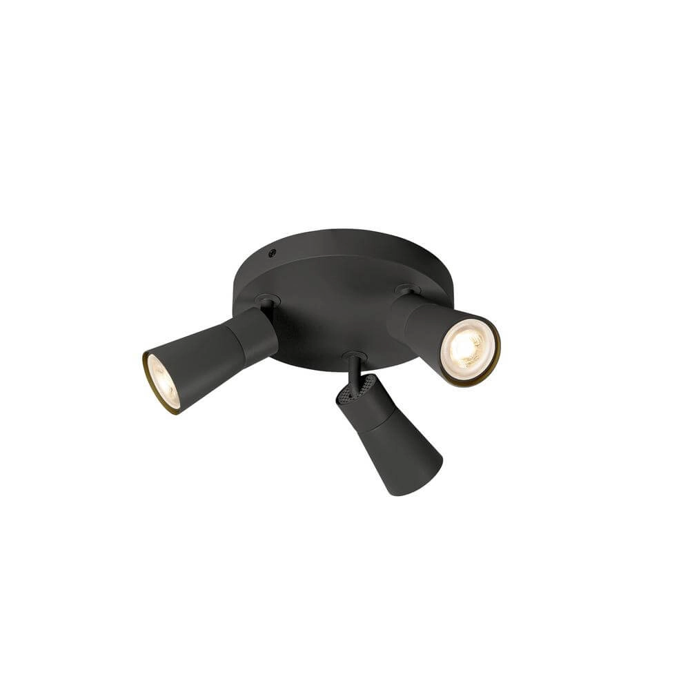Ronde spot Puri 2.0 Cone zwart 3-lichts Ronde spot Puri 2.0 Cone zwart 3-lichts
