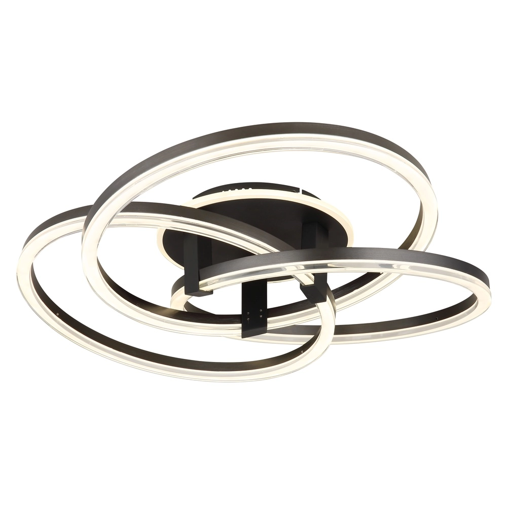 Design plafondlamp Tris antraciet