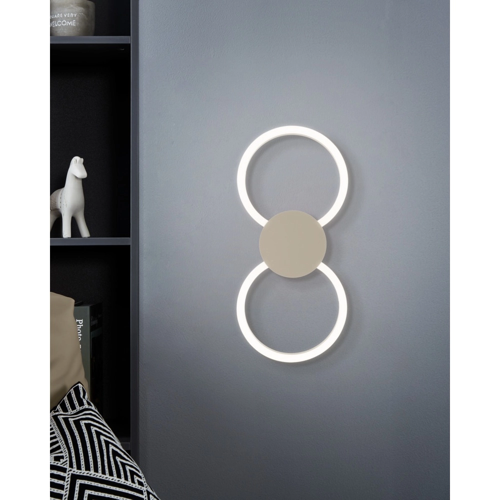 Design wandlamp Venticello 1 zand bruin Eglo 9008606357475