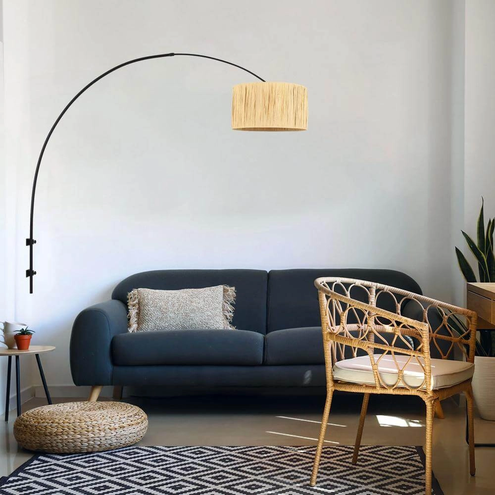 Wandlamp Sparkled Light zwart met strokleurige kap Steinhauer 8712746171778