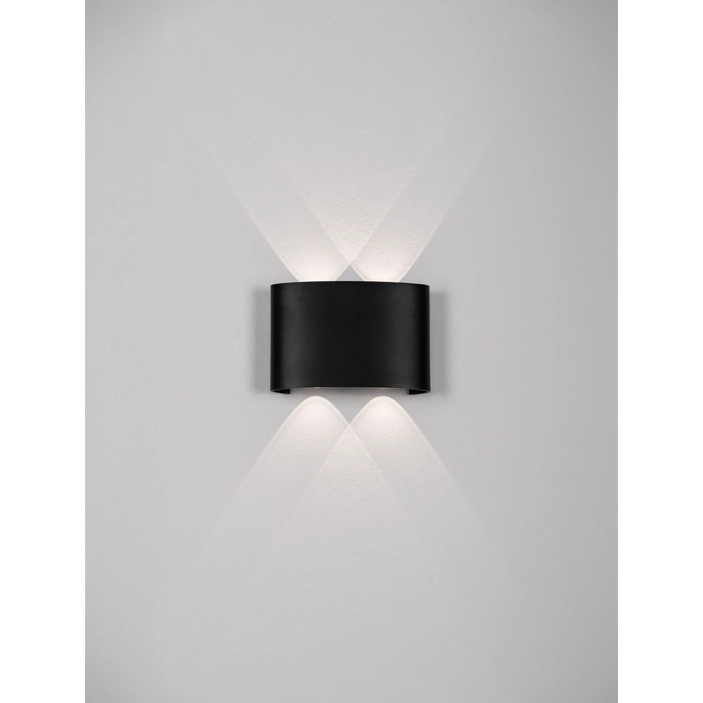 Ovale wandlamp Duomo antraciet Lyora 5212017481641