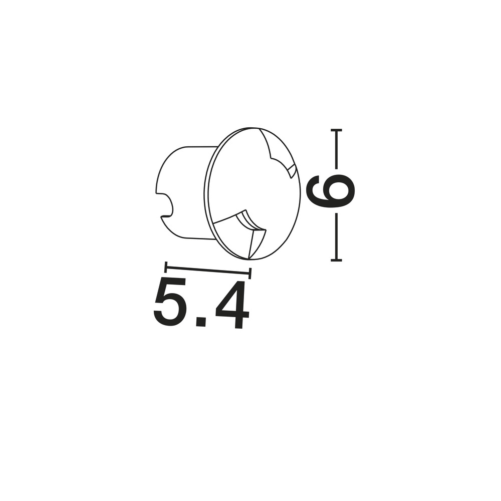 Inbouwlamp Eris zwart dubbel Lyora 5212017471697