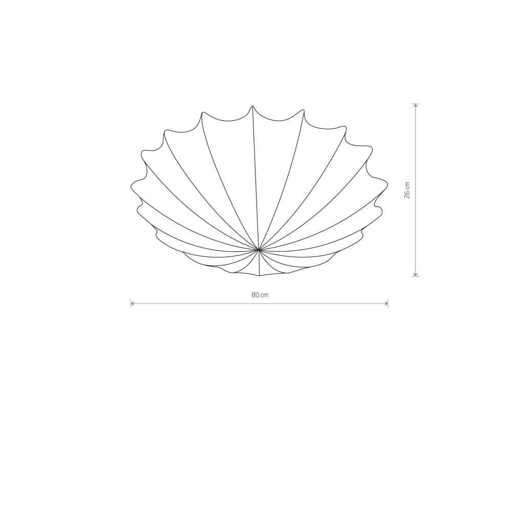 Plafonniere Form L wit Ø 80cm Lyora 5903139967297
