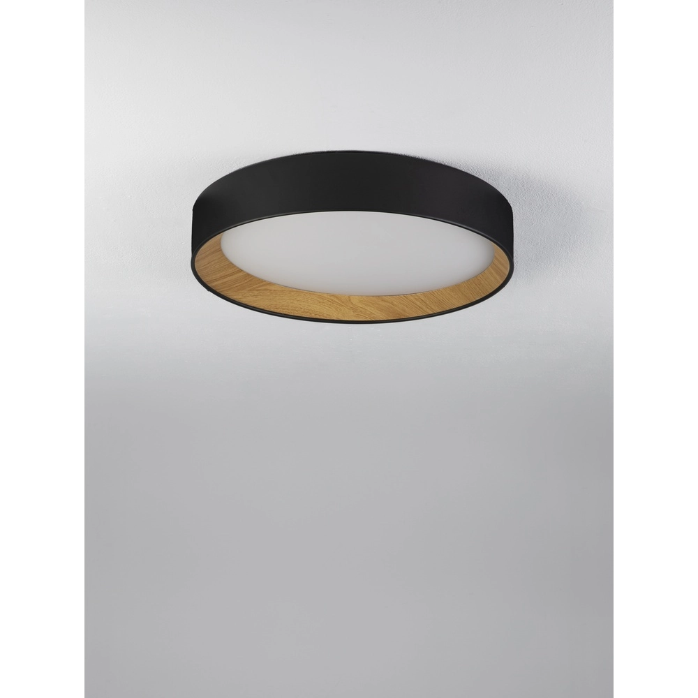 Ceiling lamp Stake black Ø 45cm Lyora 5212017445933