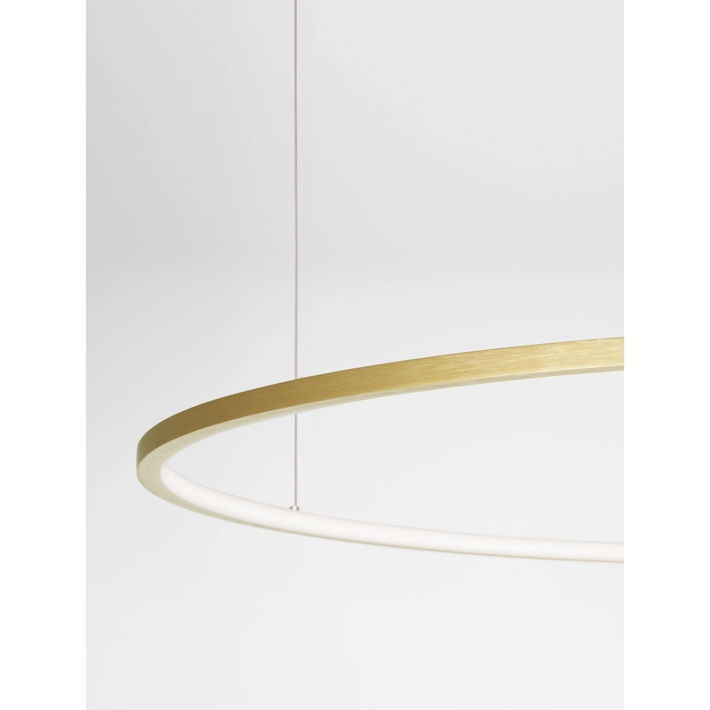 Ronde hanglamp Tarquin goud Ø 100cm Lyora 5212017438355
