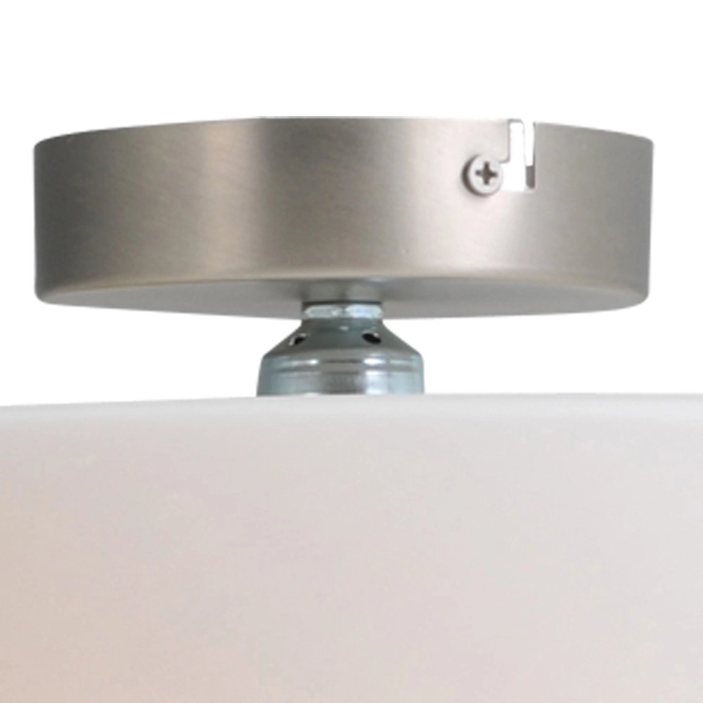 Plafondlamp Cilindra 35cm wit met metaalgrijs Masterlight 8718121133799