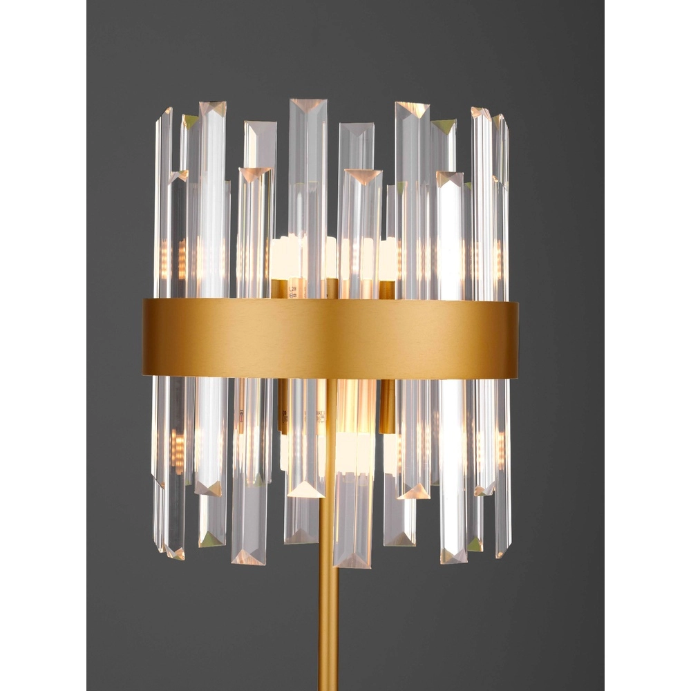 Gouden tafellamp Crown Ø 25cm Lyora 5212017468345