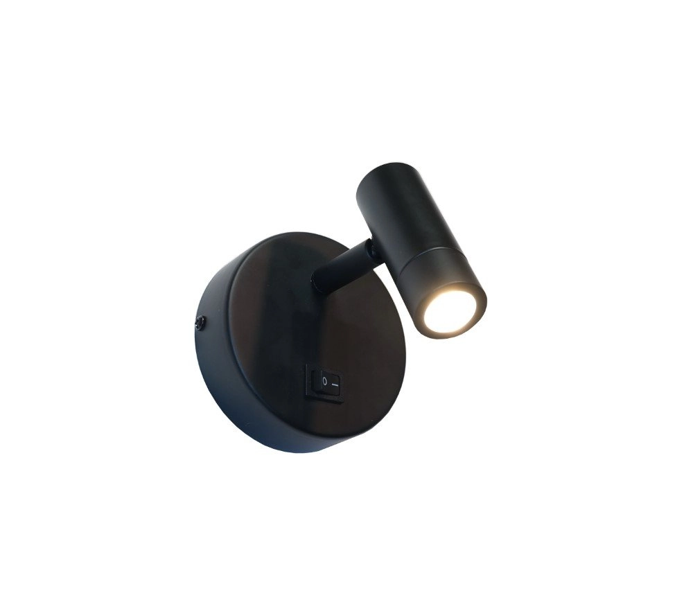 Led wandlampje Simply zwart Artdelight 8719831736157