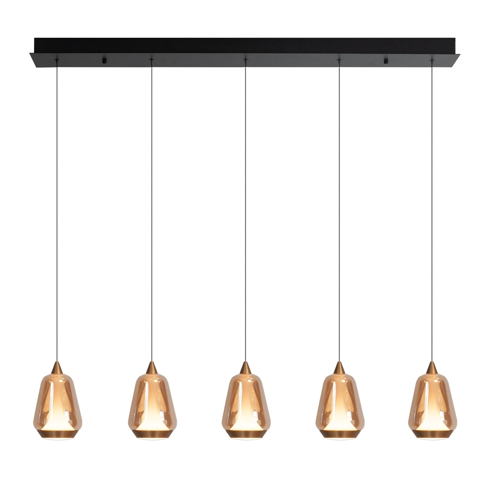 Design hanglamp Tromba 5-lichts recht