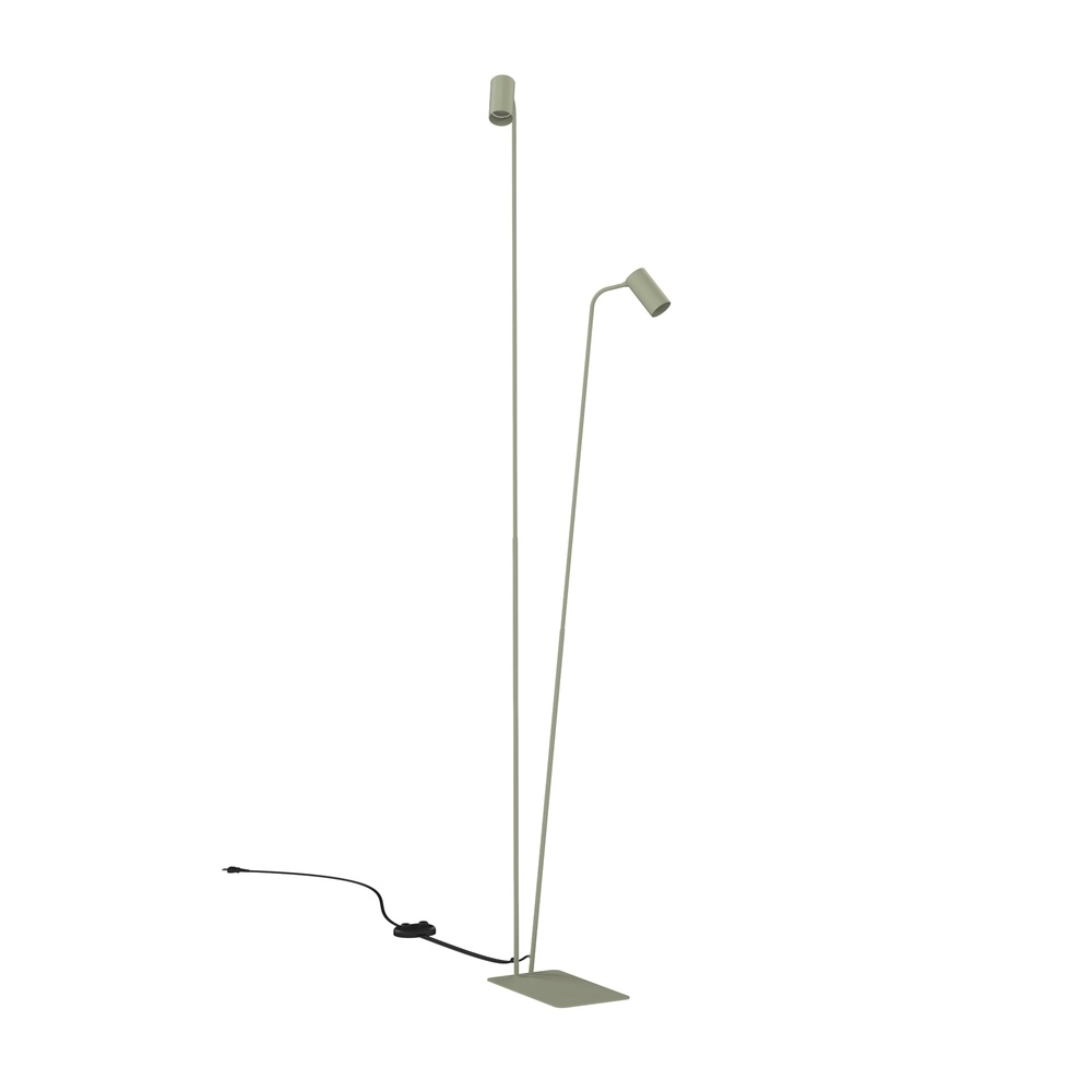 Vloerlamp Mono saliegroen