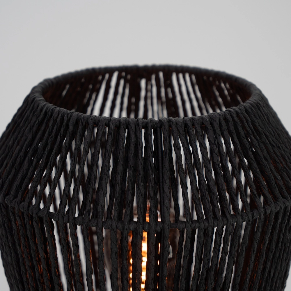 Touw tafellamp Persley Ø 22cm - zwart Eglo 9002759441074