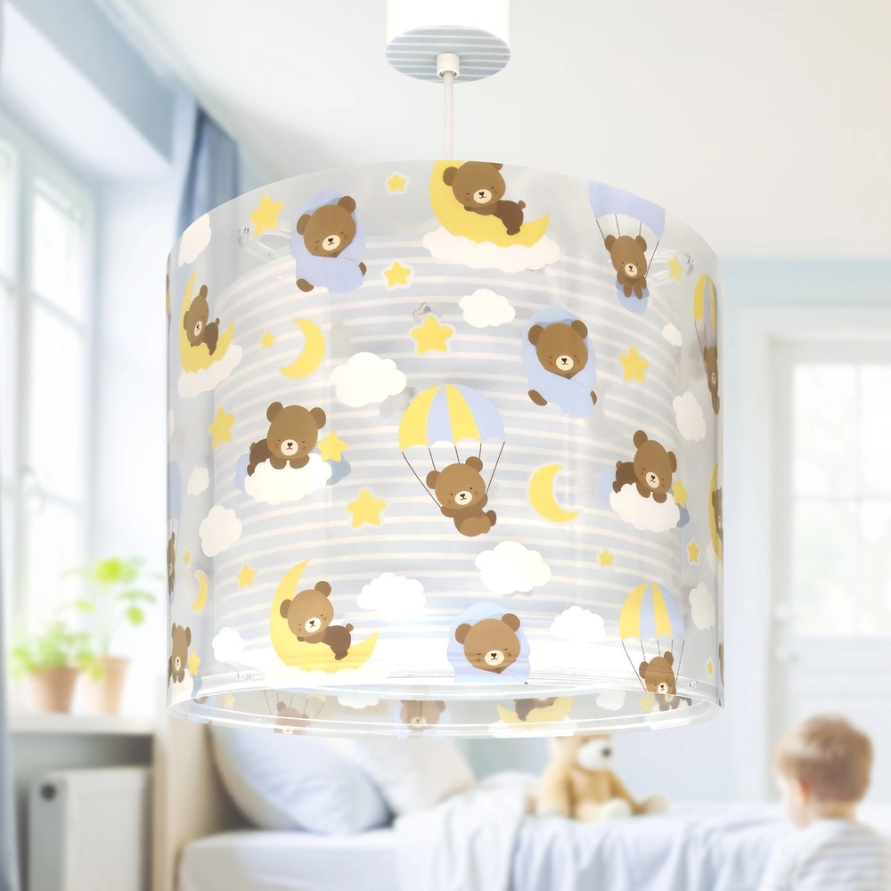 Kinderkamer hanglamp Baby Teddy blauw Dalber 8420406002187