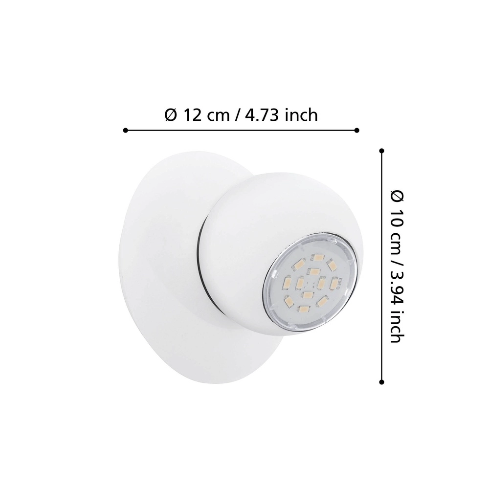 Wandlampje Norbello 3 wit Eglo 9002759931674