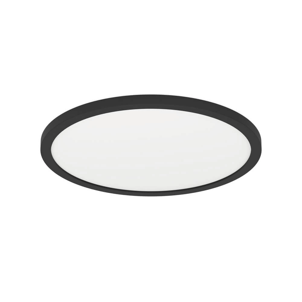 Plafonniere Minerario zwart Ø 30cm