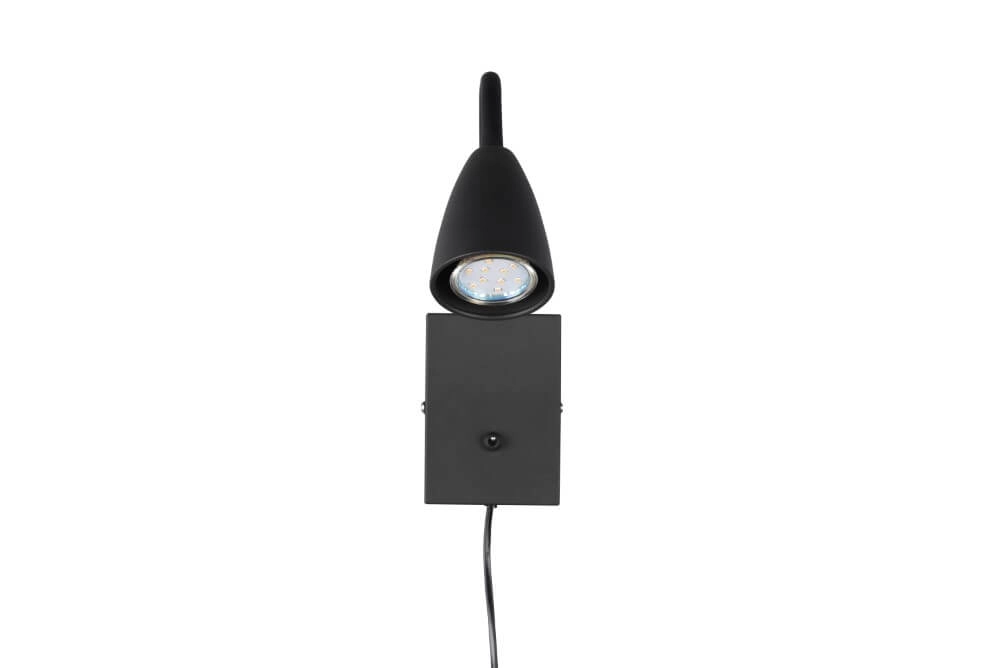 Flexibele leeslamp Wanda Zwart Trio 4017807524079
