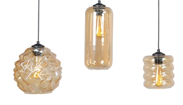 Grote glazen hanglamp Quinto 5 Masterlight 8718121216652