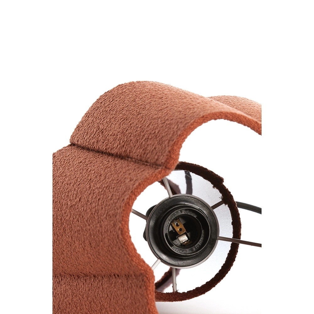 Schemerlamp Musaby organische vorm - terracotta Light & Living 8717807784263