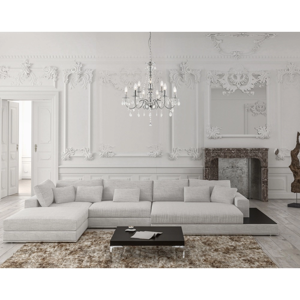Kroonluchter William chroom Globo 9007371303151