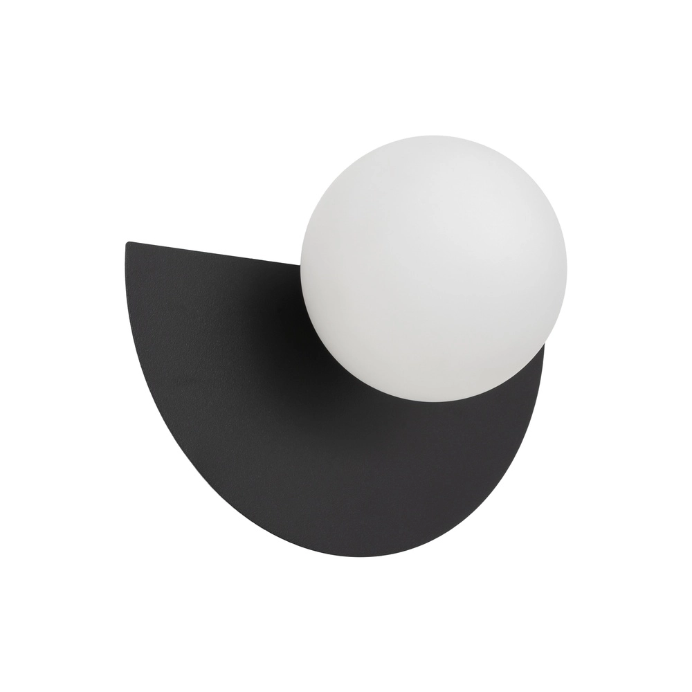 Wandlamp half Saturn zwart Lyora 5903139125963