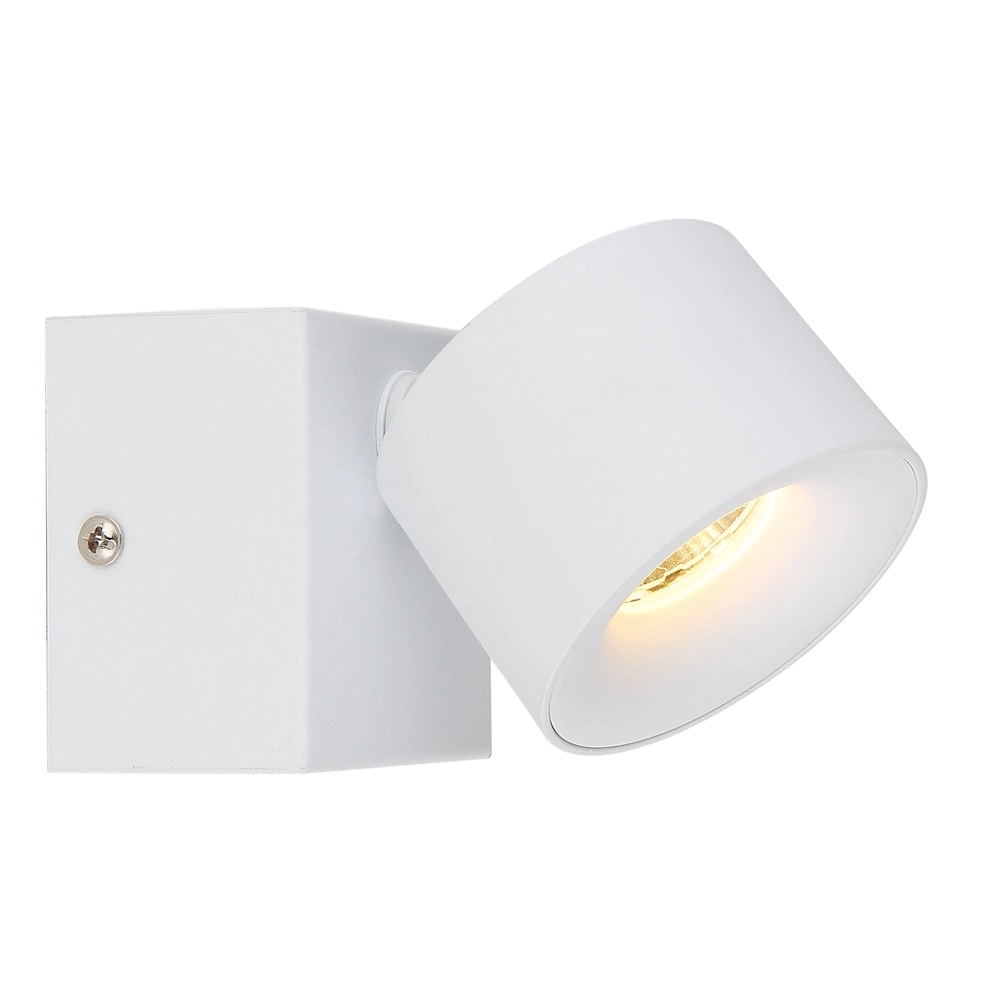 Strakke wandlamp Rae wit