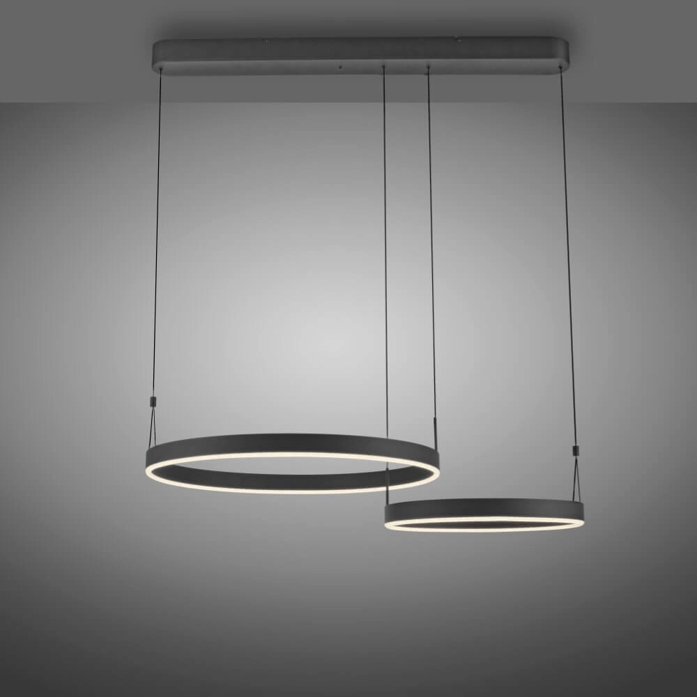 Design hanglamp Esko zwart Paul Neuhaus 4012248384565