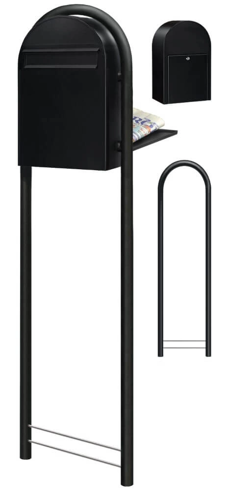 Brievenbus Classic B 9005 Struktuurzwart Bobi 6417237006325