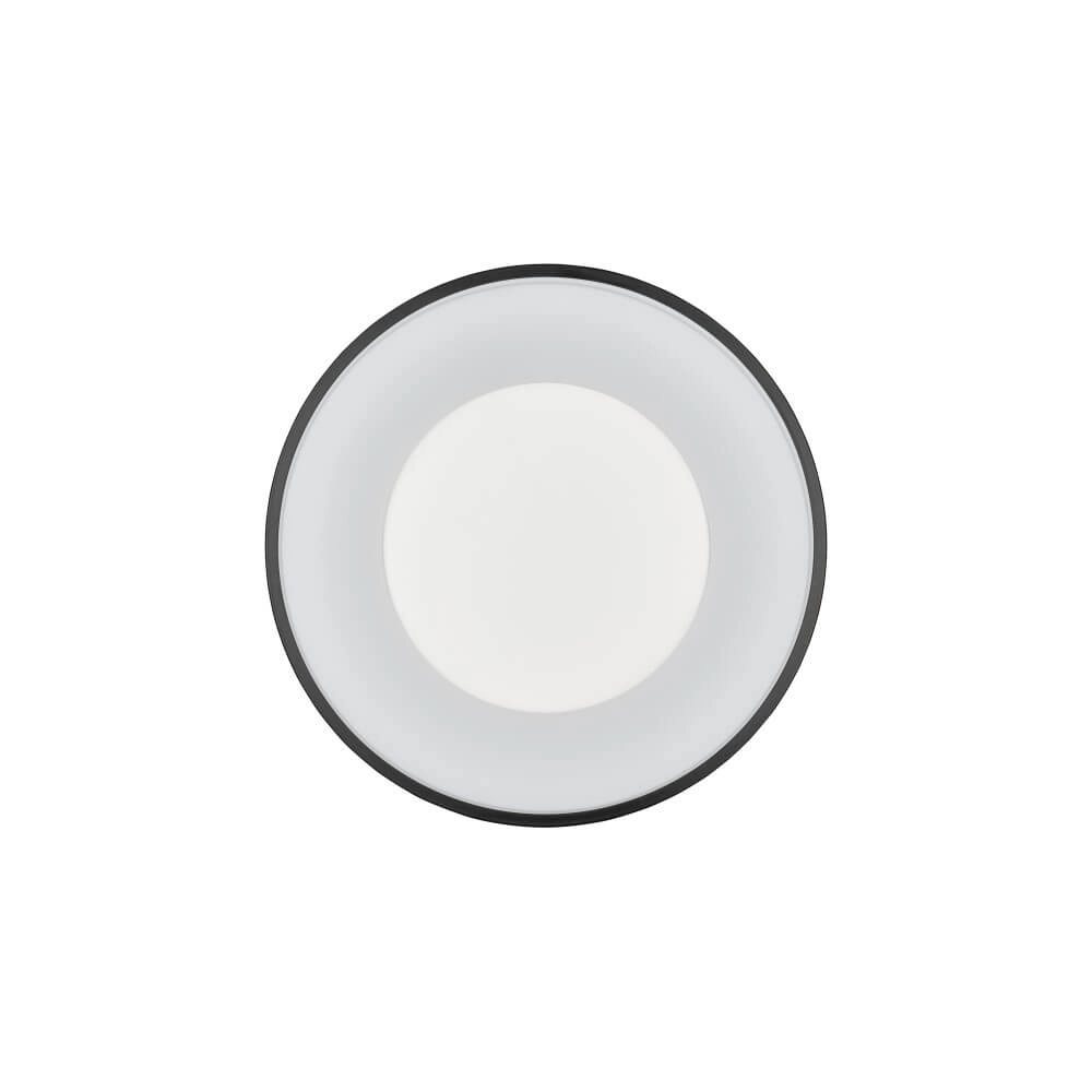 Ronde plafondlamp Nikki Round zwart Ø 38cm Lyora 5903139112062