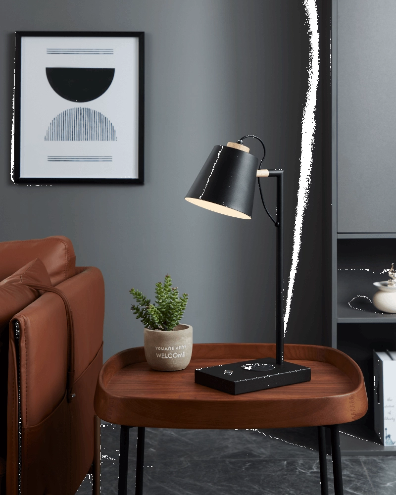 Bureaulamp Lacey-Qi met oplader Eglo 9008606245185