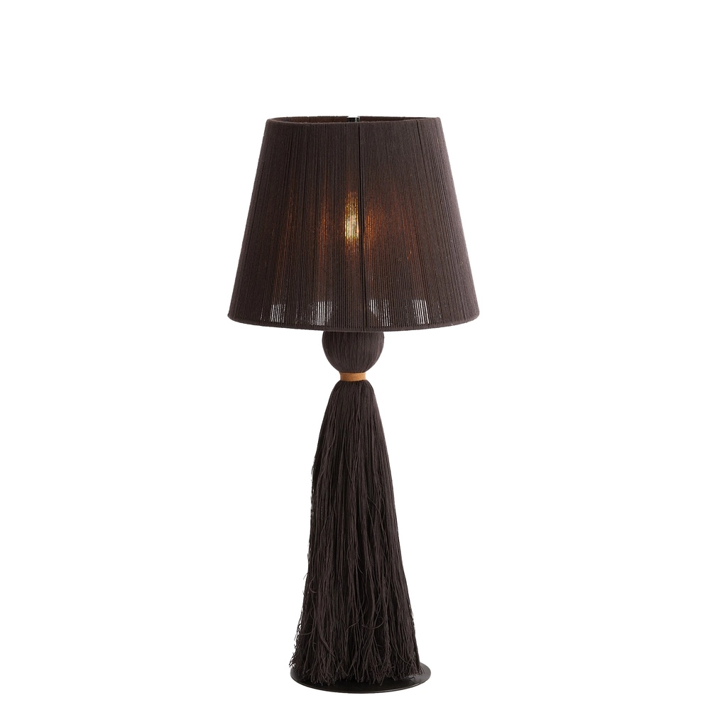 Schemerlamp Espino Ø 31cm - donkerbruin Light & Living 8717807808808