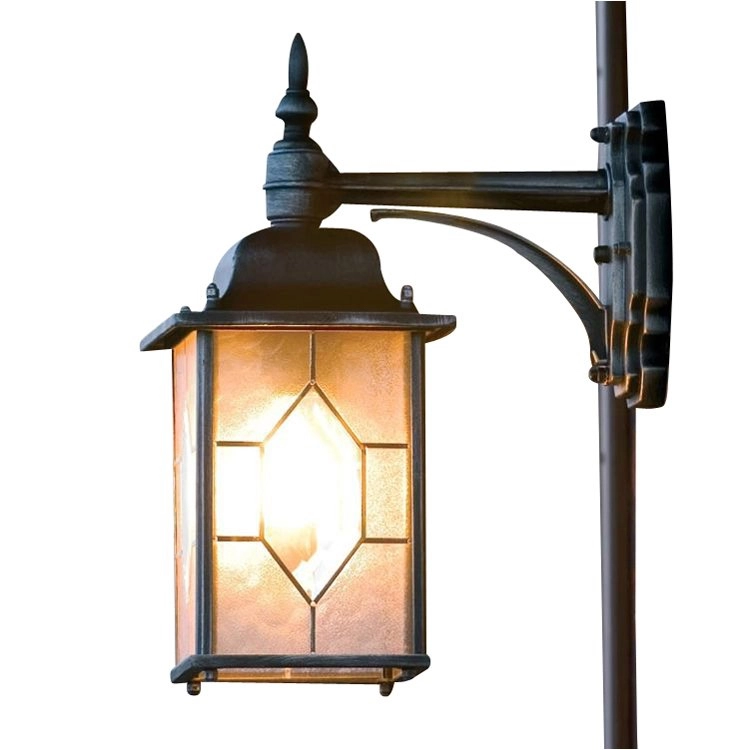 Buitenlamp Milano Down zwart zilver gevlamd KonstSmide 7318302487591