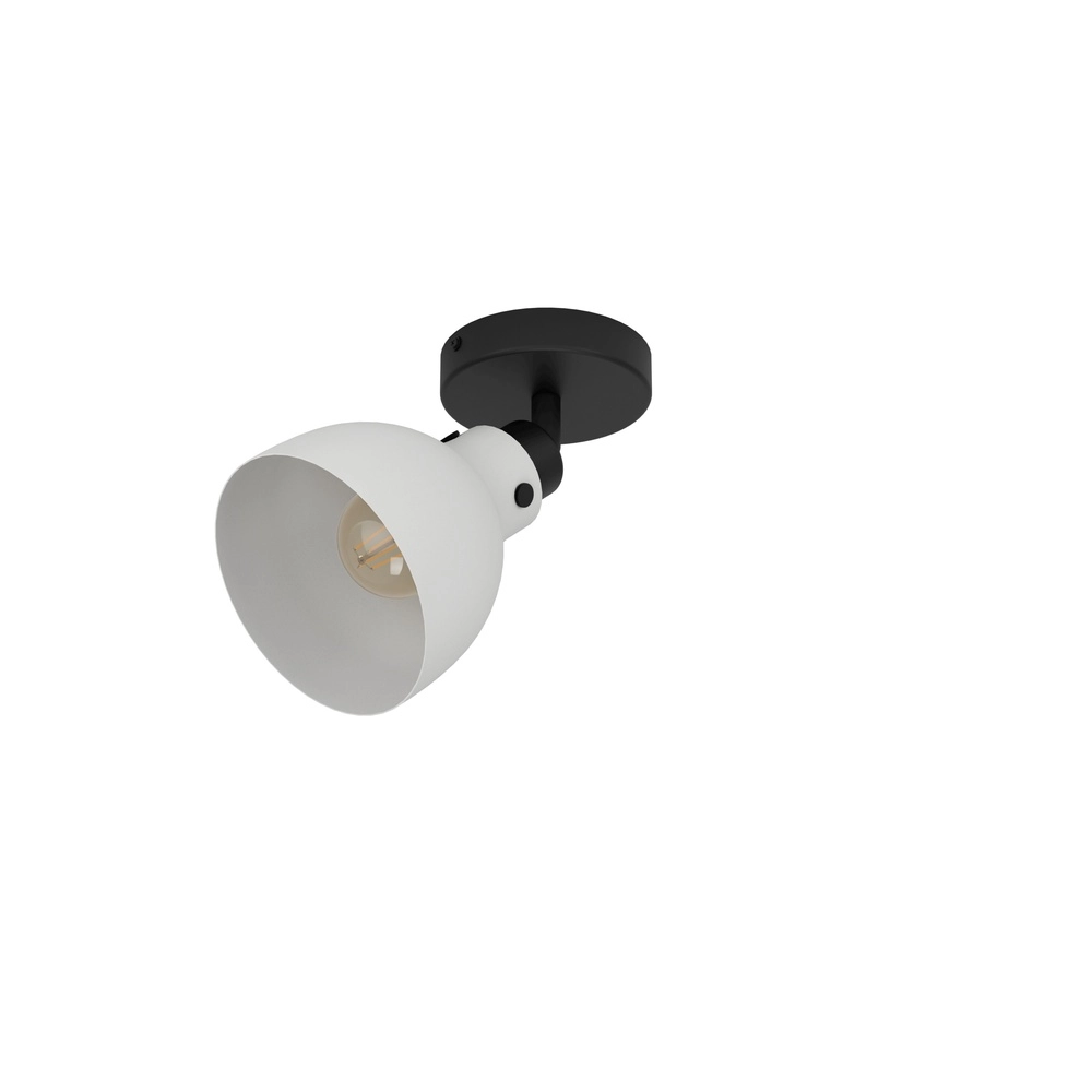 Grijze plafondlamp Matlock 1x E27 - design