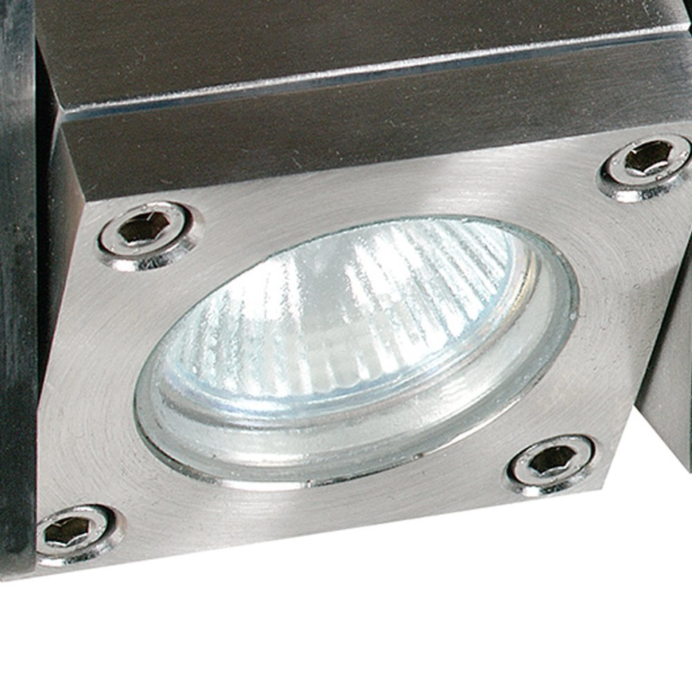 Muurspot buiten Q-Bic Nickel 9cm RVS Royal Botania