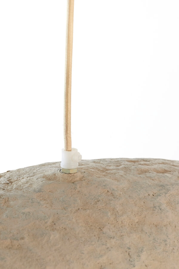 Zandkleurige hanglamp Lonia 53cm Light & Living 8717807743130