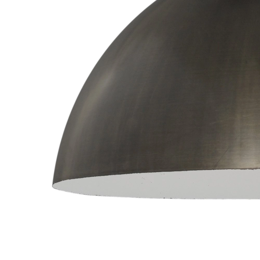 Gunmetal hanglamp Industria 80 met wit Masterlight 8718121120416