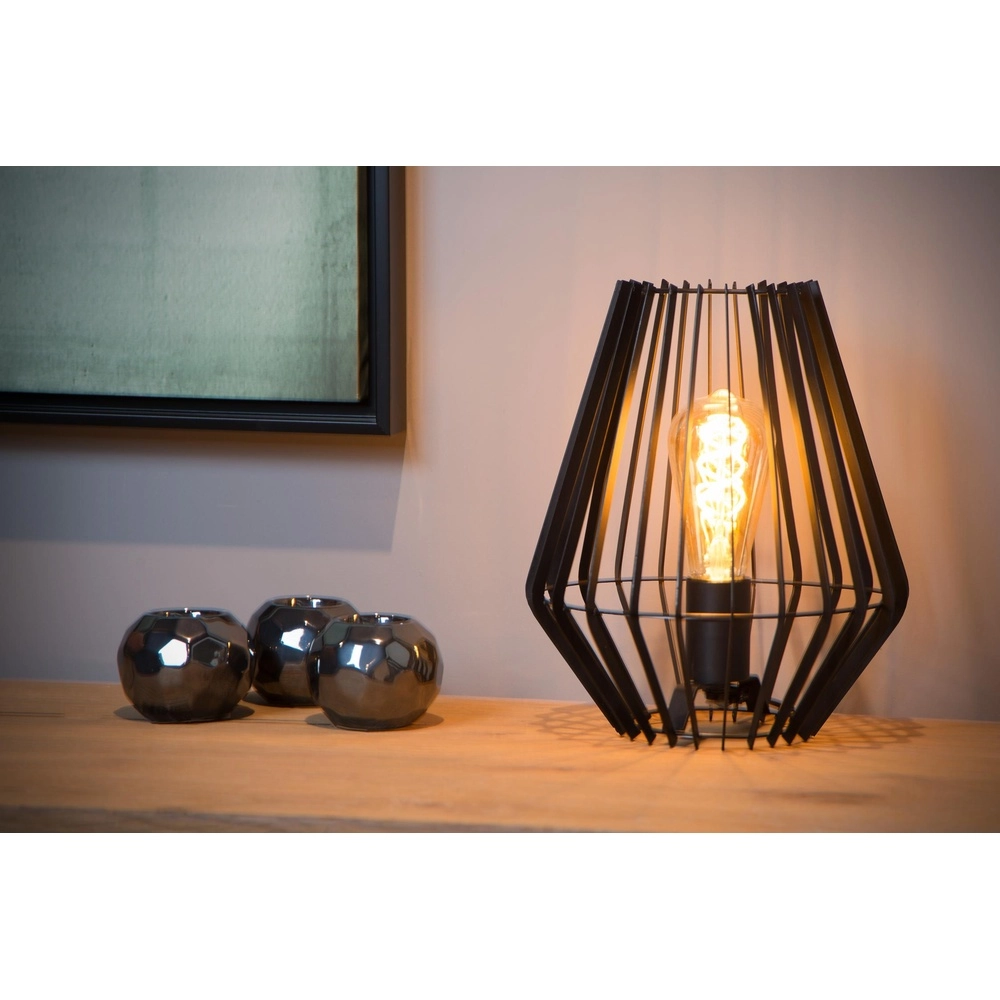 Tafellamp Reda zwart Lucide 5411212782496