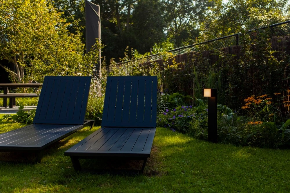 Design padverlichting Cuba zwart Lutec 6939412011585