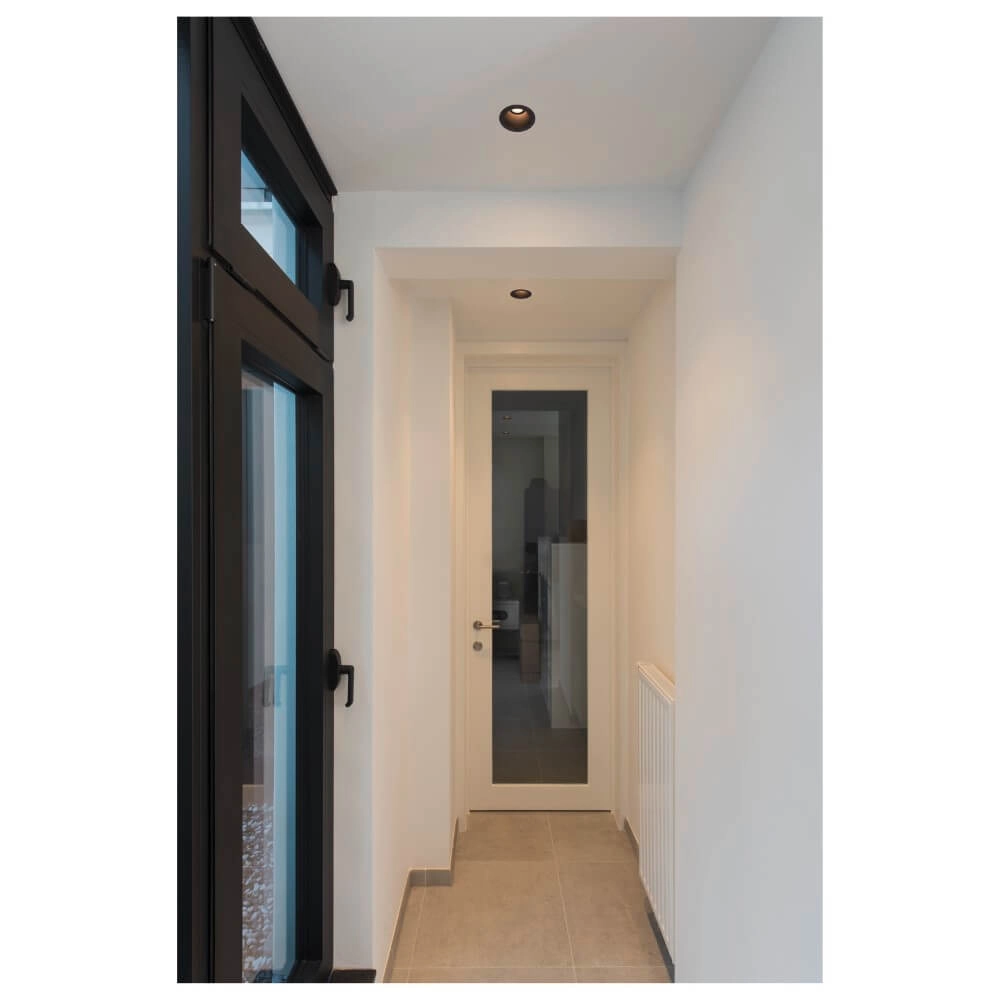 Led inbouwspot Horn zwart - verdiept - 3000K SLV 4024163228176