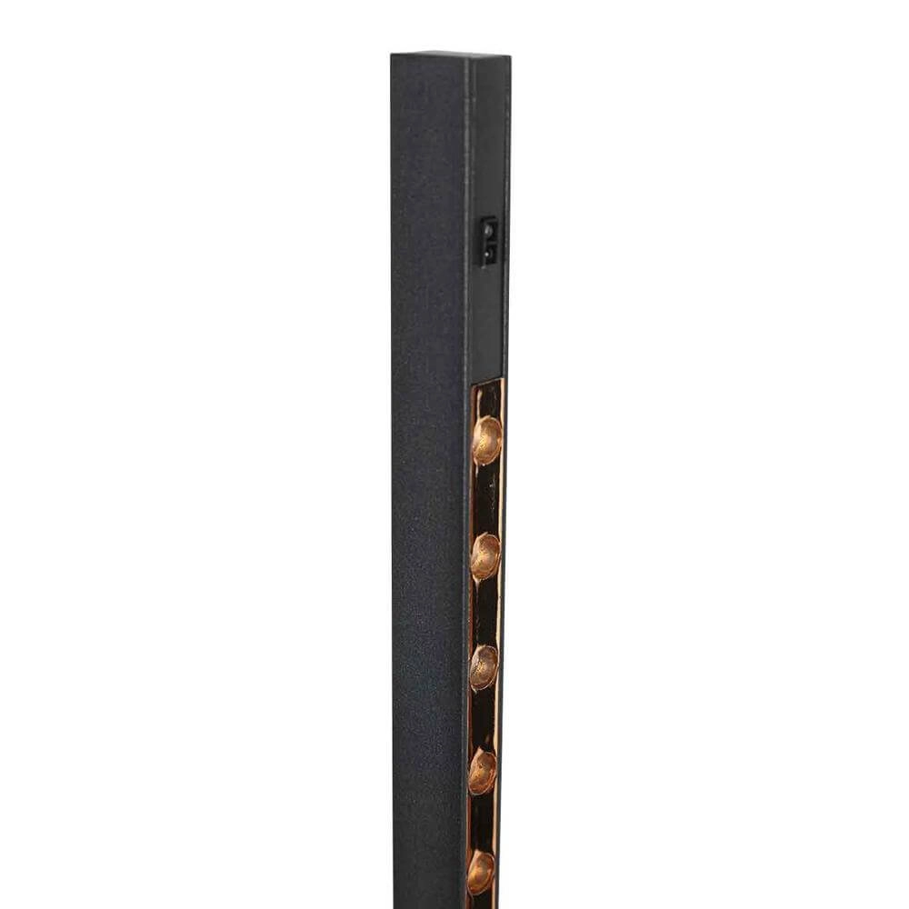 Strakke vloerlamp Luzhaz zwart Steinhauer 8712746176605