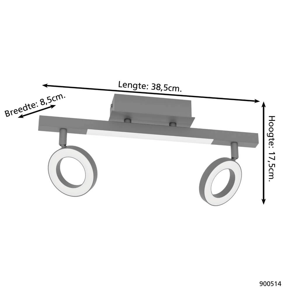 Design plafondlamp Cardillio 2 2-lichts Eglo 9008606244430