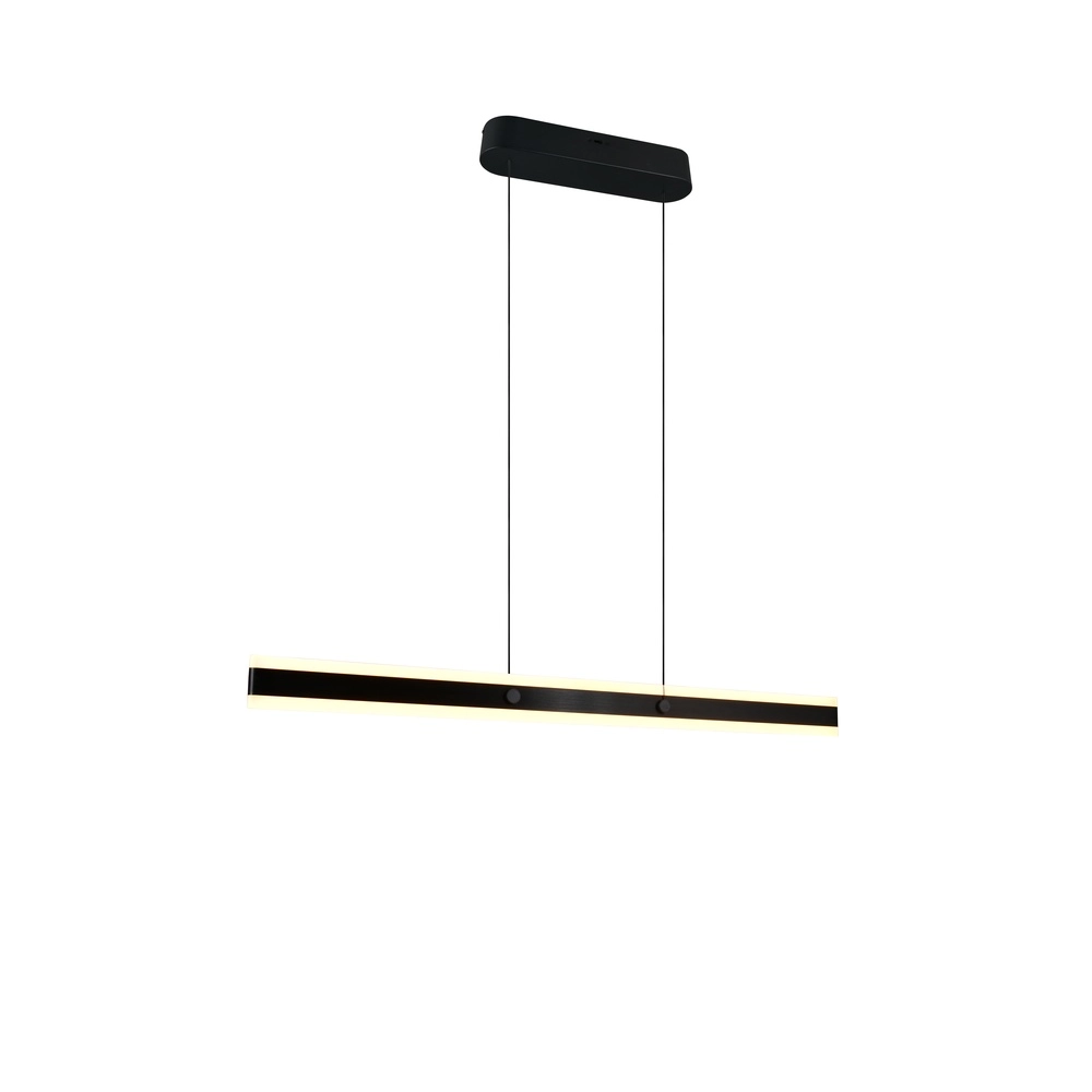 Moderne hanglamp Arcola 115cm zwart Moderne hanglamp Arcola 115cm zwart