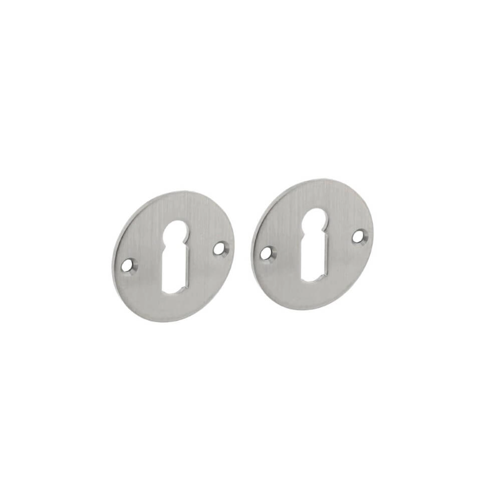 Set van 2 sleutelrozetten Tira rond RVS 2mm