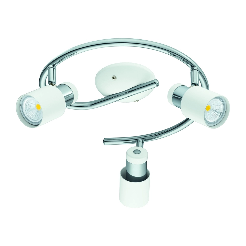 Opbouwspot Davida-Sd 3-lichts chroom