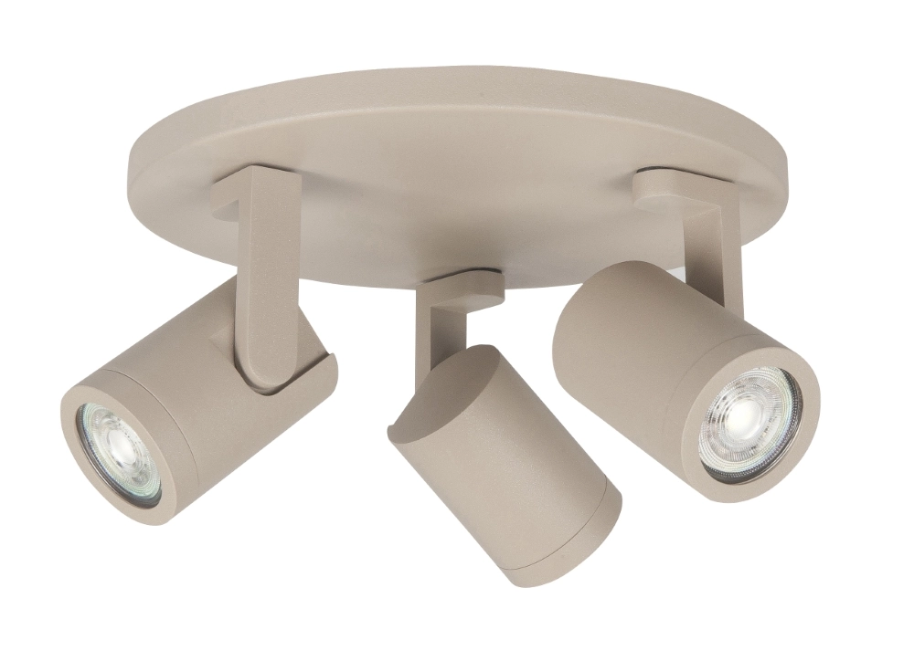 Zand opbouwspot Halo 3x GU10 - draaibaar