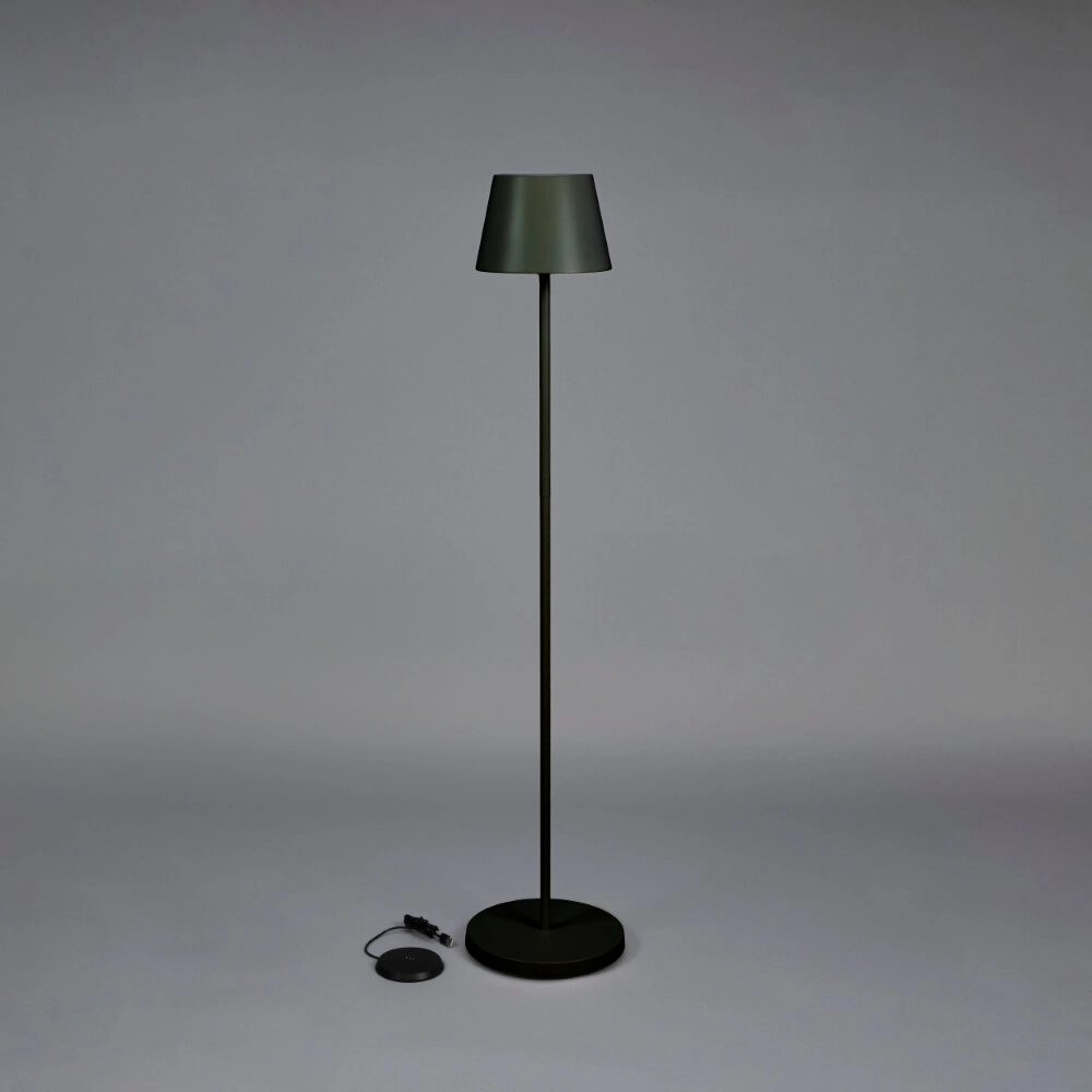 Oplaadbare vloerlamp Pomezia Medium zwart KonstSmide 7318307841756