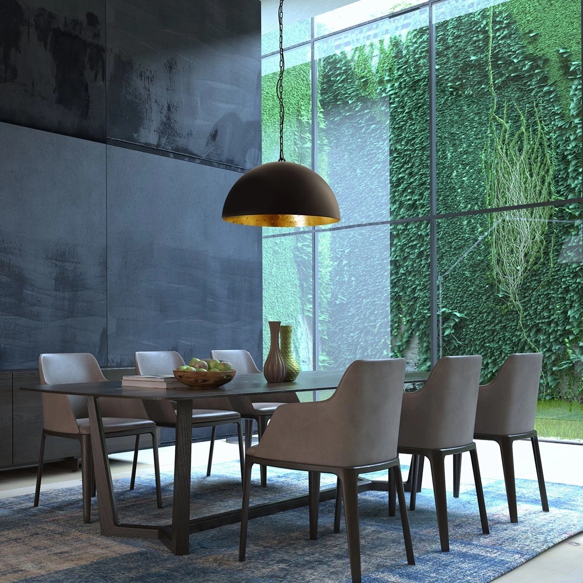 Kantoor hanglamp Semicirkel Ø 50cm Steinhauer 8712746131048