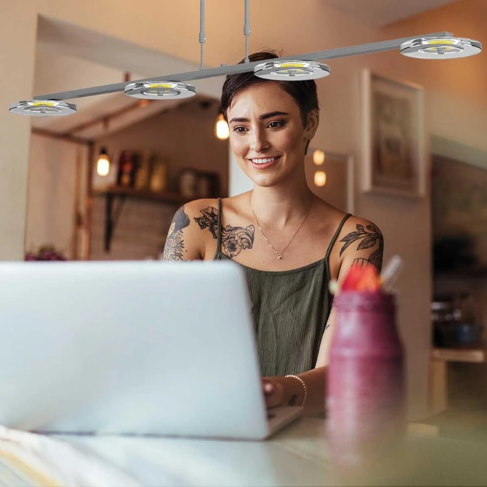 RVS led kantoor lamp Turound Steinhauer 8712746166958