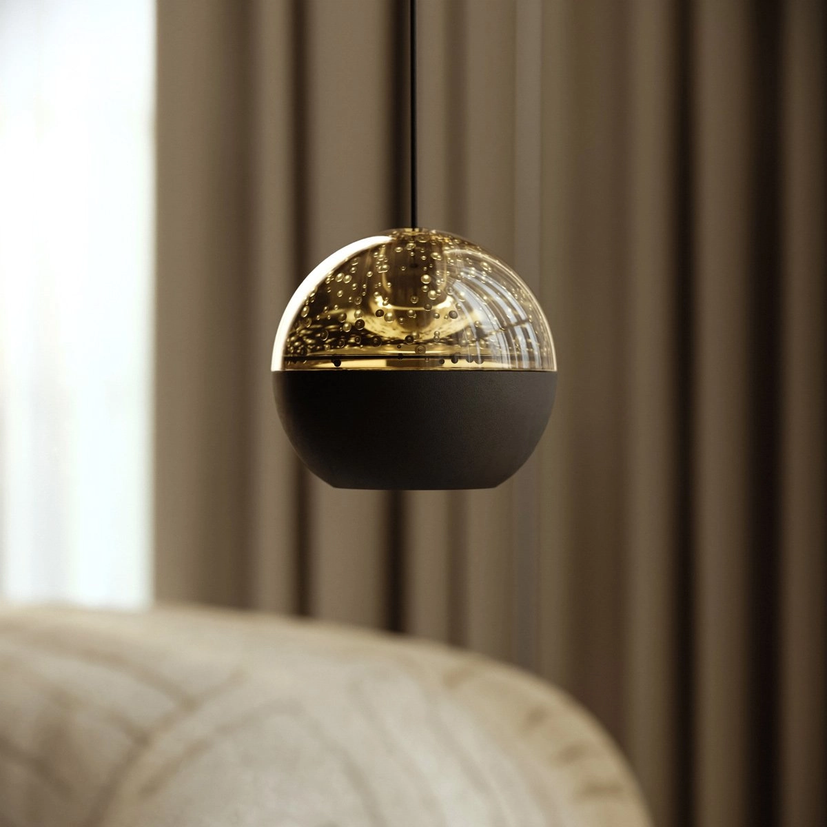 Led pendel Belluno zwart Steinhauer 8712746183924
